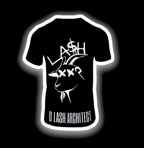 D LASH GOAT BLACK TEE